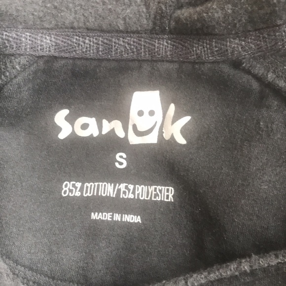 Sanuk Black Boyfriend Hoodie - Picture 12 of 16